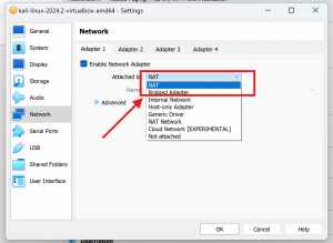 How to Configure Network Adapters in VirtualBox