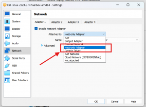 How to Configure Network Adapters in VirtualBox