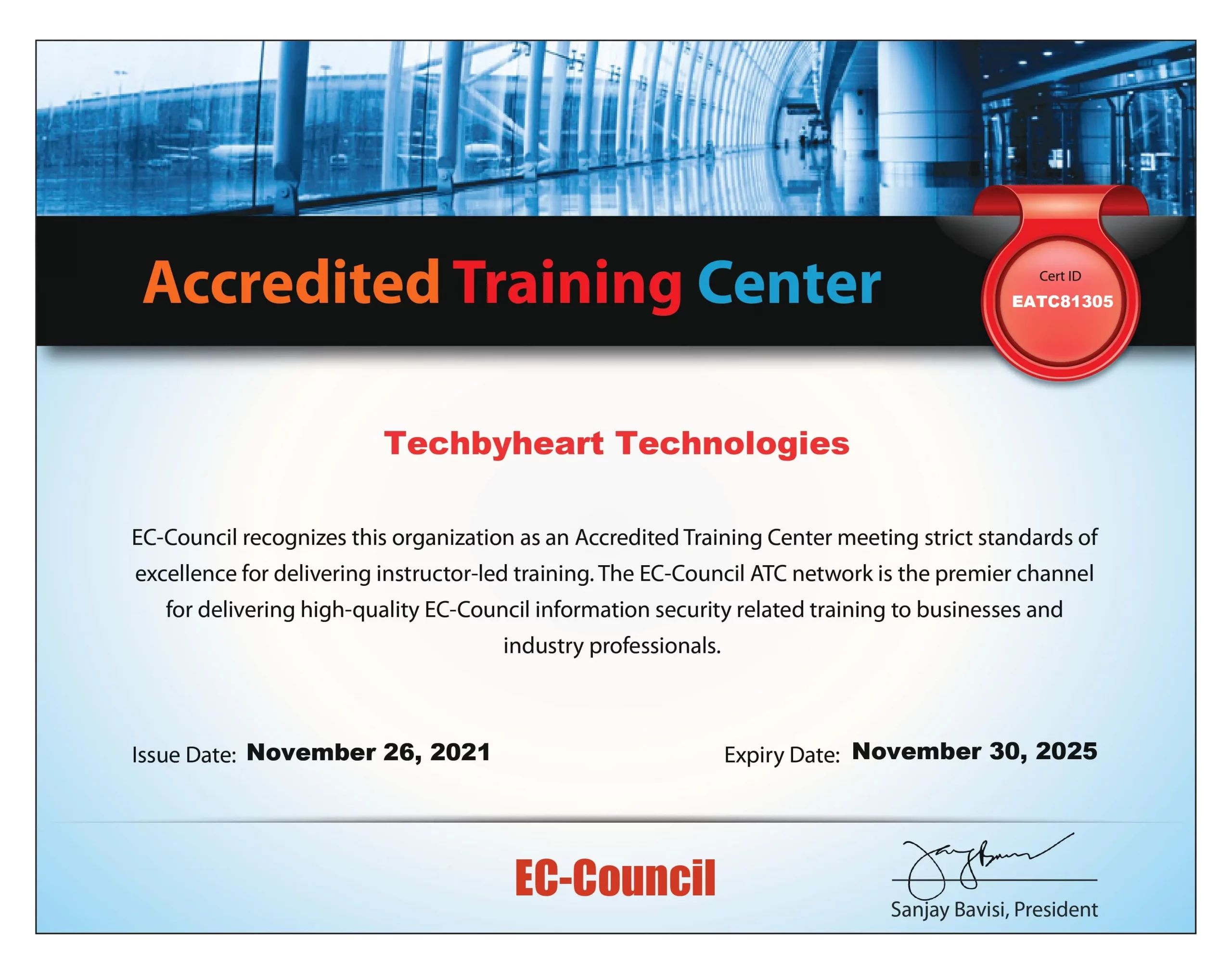 Accredited Training Center