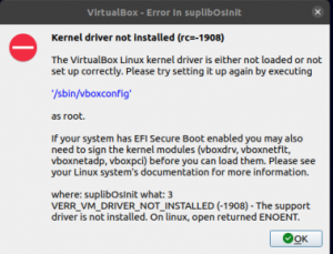 Installation Errors in Kali Linux