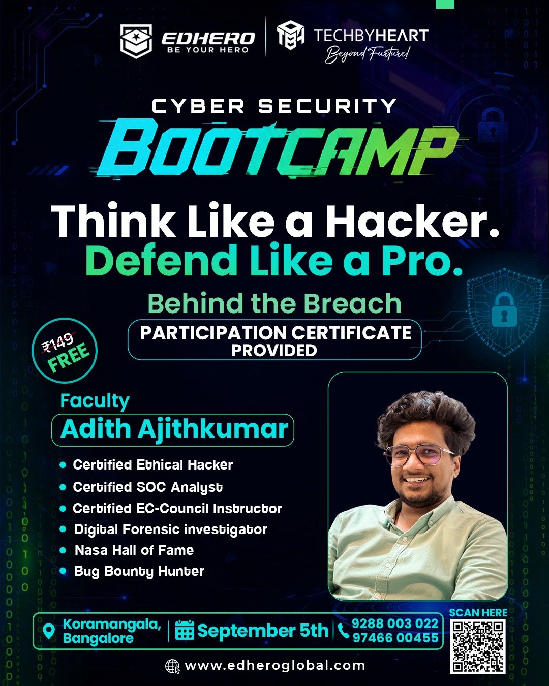 FREE CYBER SECURITY BOOTCAMP – BANGALORE