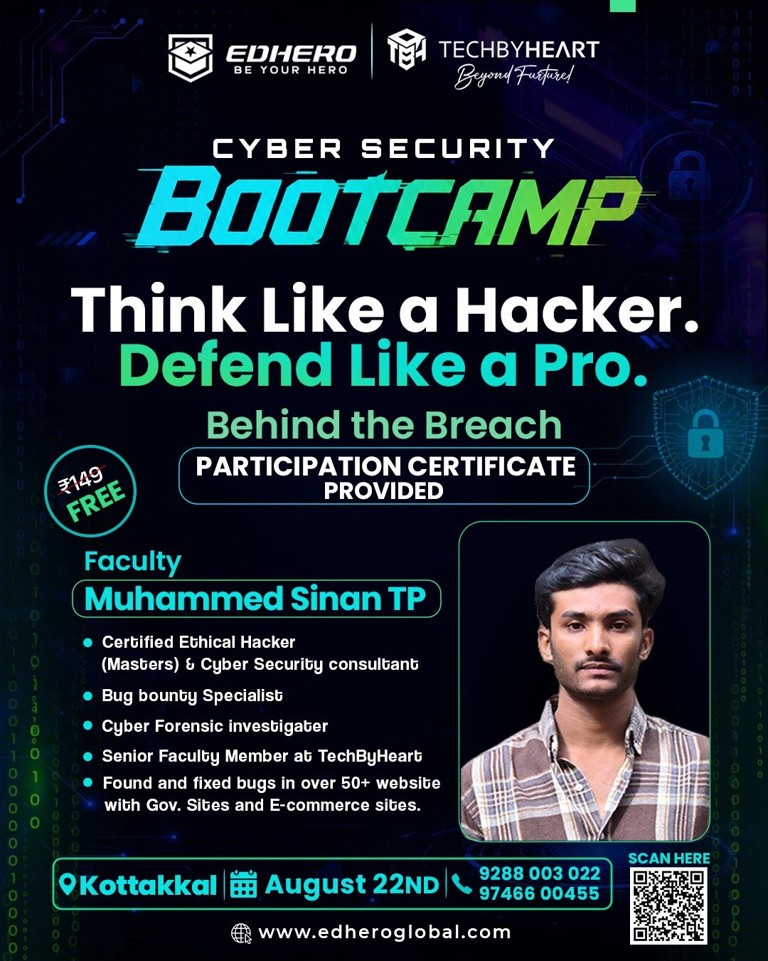 FREE Cyber Security Bootcamp – Think Like a Hacker. Defend Like a Pro.